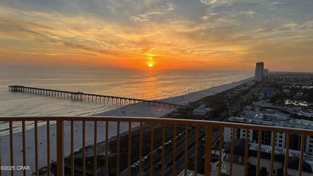 15928 Front Beach Rd Unit 3 2005, Panama City Beach, FL 32413 - water view featuring nearby beach