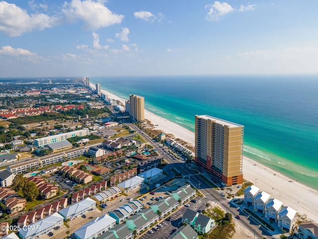17670 Front Beach Rd Unit B8, Panama City Beach, FL 32413 - bird's eye view with a beach view and a water view