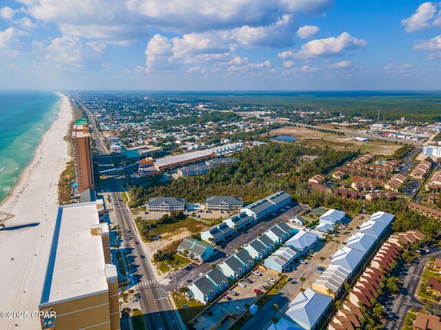 17670 Front Beach Rd Unit B8, Panama City Beach, FL 32413 - birds eye view of property featuring a beach view and a water view