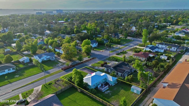 birds eye view of property featuring a residential view