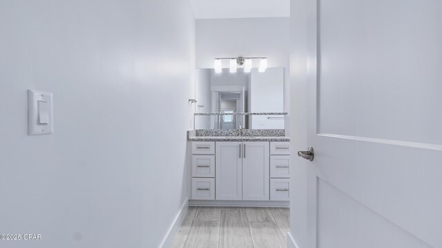 1113 New Hampshire Ave, Lynn Haven, FL 32444 - bathroom featuring vanity and baseboards