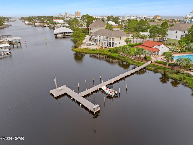 8730 Thomas Dr Unit 1311C, Panama City Beach, FL 32408 - dock featuring a water view