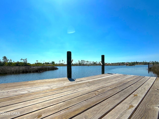 312 Sukoshi Dr, Panama City, FL 32404 - dock area with a water view
