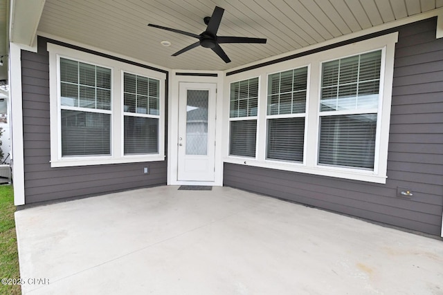 3116 Veranda Ave, Panama City, FL 32405 - view of patio / terrace featuring ceiling fan
