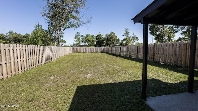 6401 Chipewa St, Panama City, FL 32404 - view of yard with a fenced backyard