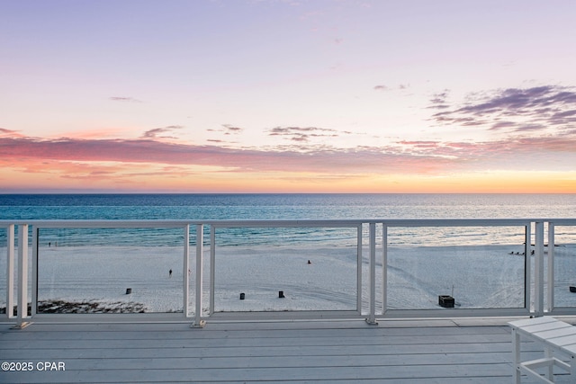 20405 Front Beach Rd, Panama City Beach, FL 32413 - deck with view of water and beach