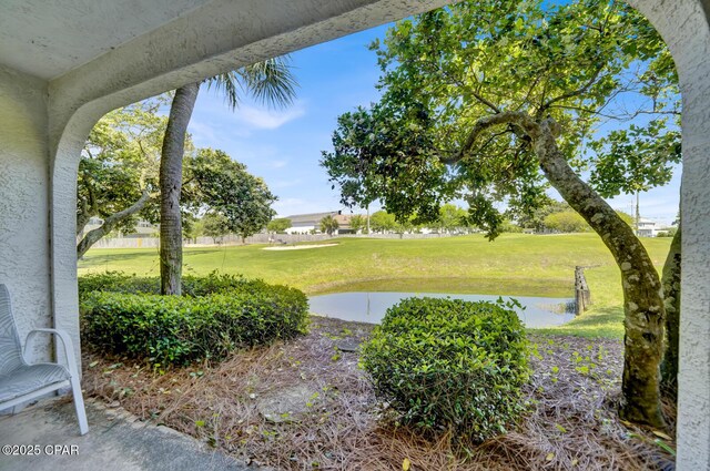 520 Richard Jackson Blvd Unit 2005, Panama City Beach, FL 32407 - view of yard featuring a water view