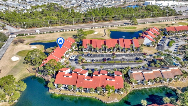 520 Richard Jackson Blvd Unit 2005, Panama City Beach, FL 32407 - aerial view with a water view and golf course view