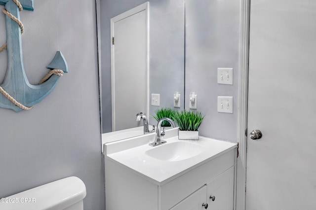 17462 Front Beach Rd Unit 33D, Panama City Beach, FL 32413 - bathroom with vanity and toilet