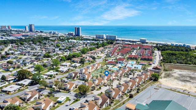 17462 Front Beach Rd Unit 33D, Panama City Beach, FL 32413 - drone / aerial view featuring a water view