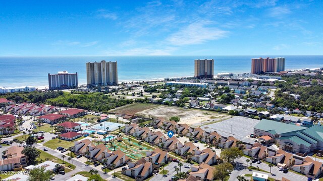 17462 Front Beach Rd Unit 33D, Panama City Beach, FL 32413 - bird's eye view featuring a water view and a view of city