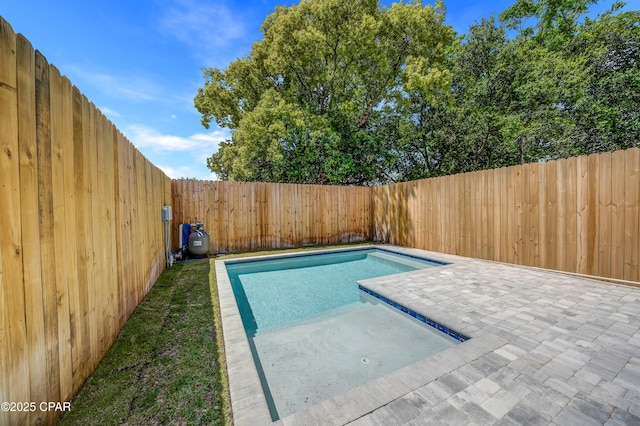 309 Paridiso Pl Unit A, Panama City Beach, FL 32413 - view of pool with a patio area and a fenced backyard