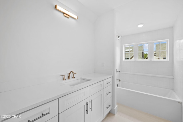 1502 Match Point Ln Unit 402, Panama City Beach, FL 32413 - full bathroom featuring vanity and bathtub / shower combination