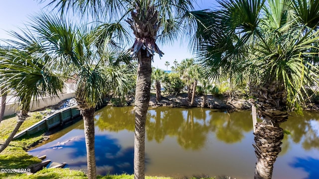 view of water feature