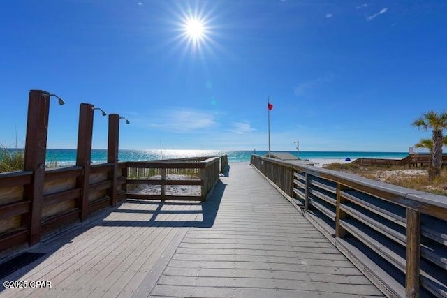 9300 Baytowne Wharf Blvd Unit 528/530, Miramar Beach, FL 32550 - dock featuring view of water and beach