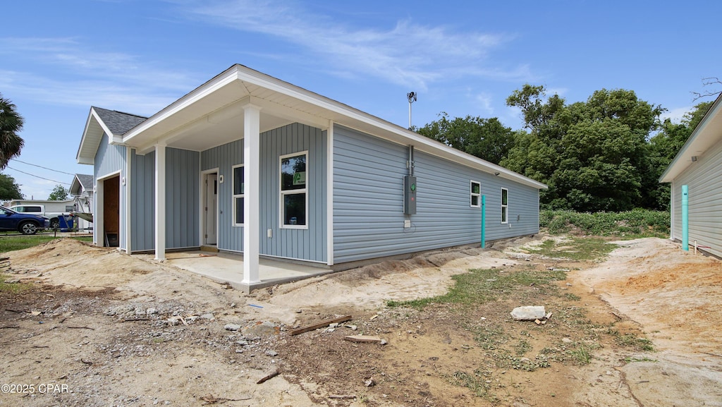 1547 Chandlee Ave Unit A, Panama City, FL 32405 - view of front of house with board and batten siding