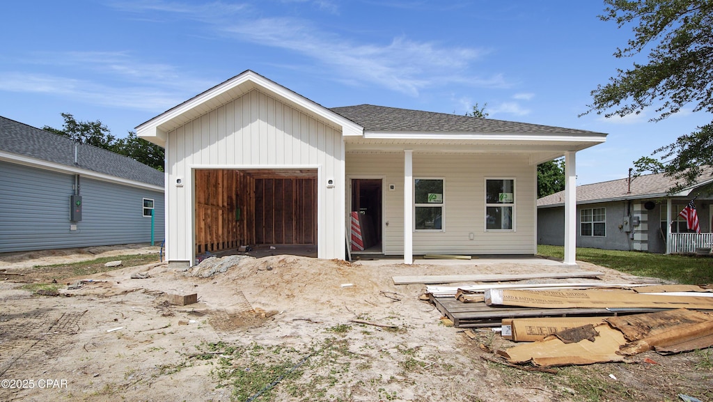 1549 Chandlee Ave Unit A, Panama City, FL 32405 - view of front facade featuring an attached garage