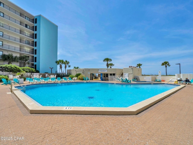 view of community pool
