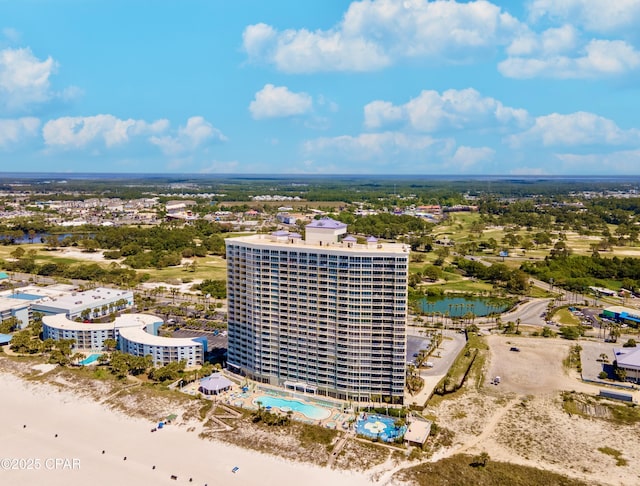 9450 S Thomas Dr Unit 1609C, Panama City Beach, FL 32408 - bird's eye view of a large body of water and a pool area