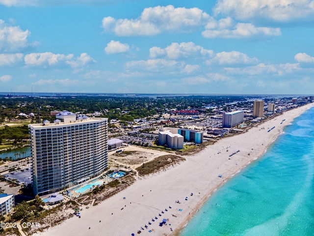 9450 S Thomas Dr Unit 1609C, Panama City Beach, FL 32408 - view of urban area featuring waterfront with a beach