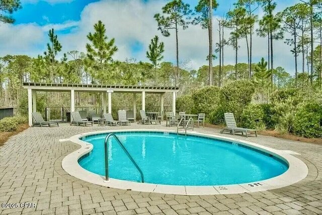 205 Mallard Ln, Santa Rosa Beach, FL 32459 - pool with a patio