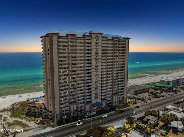 14825 Front Beach Rd Unit 2205, Panama City Beach, FL 32413 - view of property with a water view and a beach view