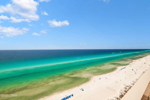 14825 Front Beach Rd Unit 2205, Panama City Beach, FL 32413 - property view of water featuring a view of the beach