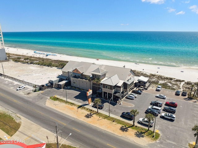 14825 Front Beach Rd Unit 2205, Panama City Beach, FL 32413 - birds eye view of property featuring a water view and a beach view
