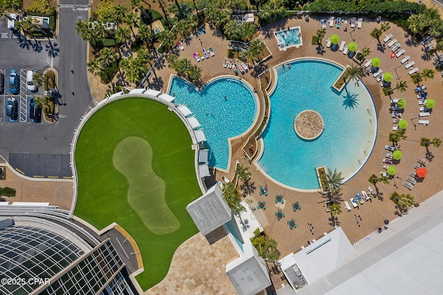 drone / aerial view