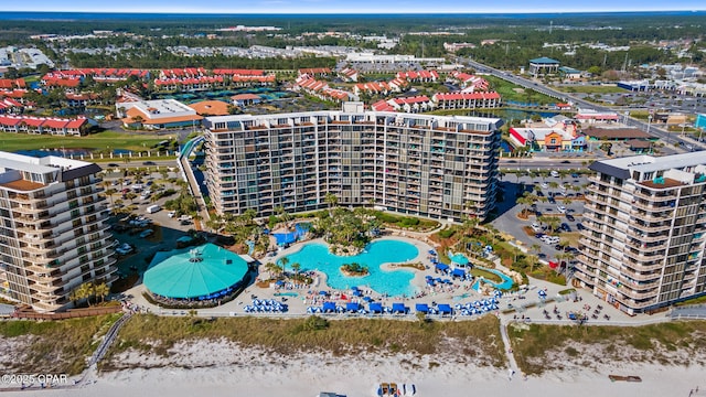 11619 Front Bch Unit 610, Panama City Beach, FL 32407 - drone / aerial view of a pool and apartment complex