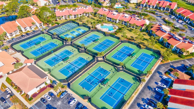 11619 Front Bch Unit 610, Panama City Beach, FL 32407 - bird's eye view of a pool area