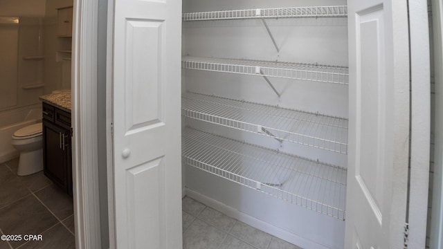view of closet