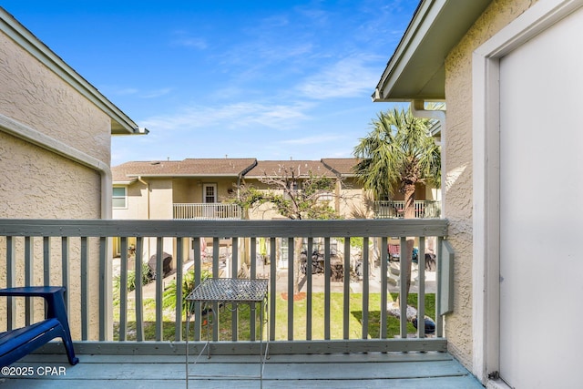 171 Damon Cir, Panama City Beach, FL 32407 - balcony with a residential view