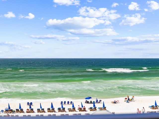 5801 Thomas Dr Unit 415, Panama City, FL 32408 - water view featuring a beach view