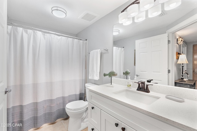 14825 Front Beach Rd Unit 2209, Panama City Beach, FL 32413 - full bathroom featuring vanity, toilet, and tile patterned floors