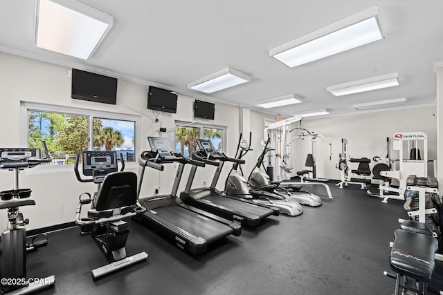 view of exercise room