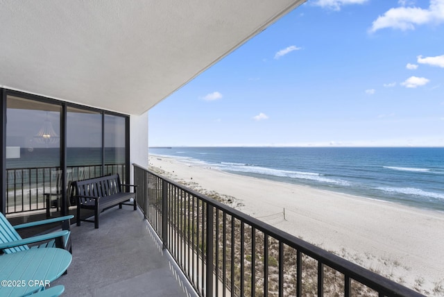 17155 Front Beach Rd Unit E602, Panama City Beach, FL 32413 - balcony featuring view of water and beach