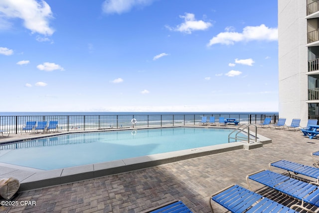 17155 Front Beach Rd Unit E602, Panama City Beach, FL 32413 - community pool featuring a water view