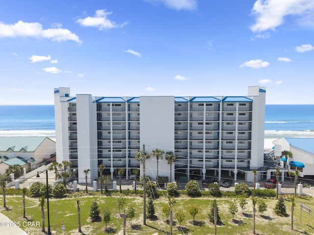 17155 Front Beach Rd Unit E602, Panama City Beach, FL 32413 - view of apartment building / complex with a water view