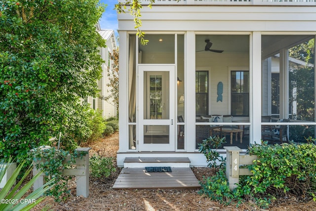 view of entrance to property