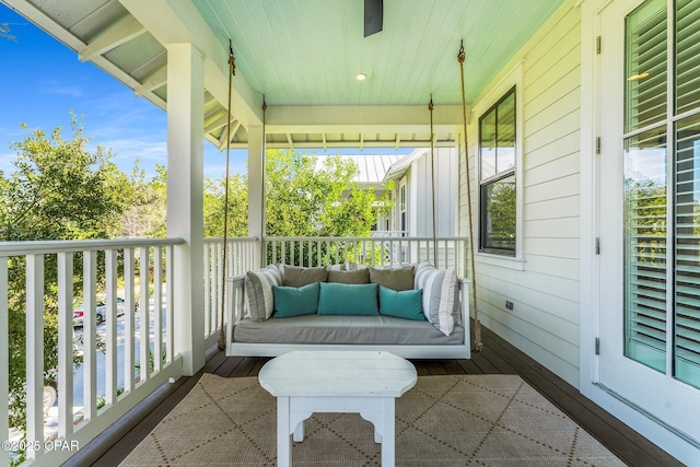 44 E Royal Fern Way, Santa Rosa Beach, FL 32459 - view of covered porch