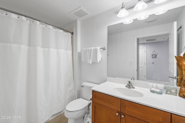 15625 Front Beach Rd Unit 1405, Panama City Beach, FL 32413 - bathroom featuring toilet, visible vents, and vanity