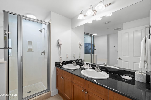 15625 Front Beach Rd Unit 1405, Panama City Beach, FL 32413 - full bath with a sink and a stall shower