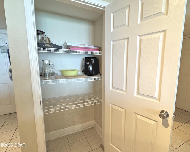 view of closet