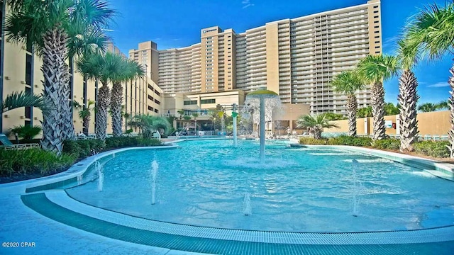 view of community pool