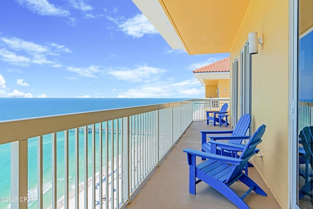 15817 Front Beach Rd Unit I-2309, Panama City Beach, FL 32413 - balcony with a water view