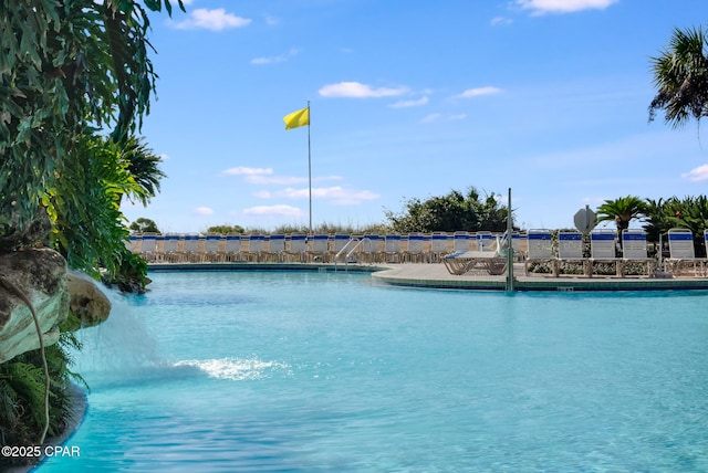 view of pool