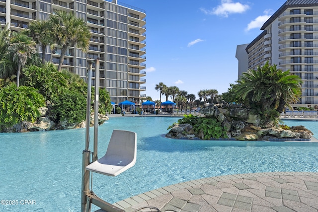 view of pool