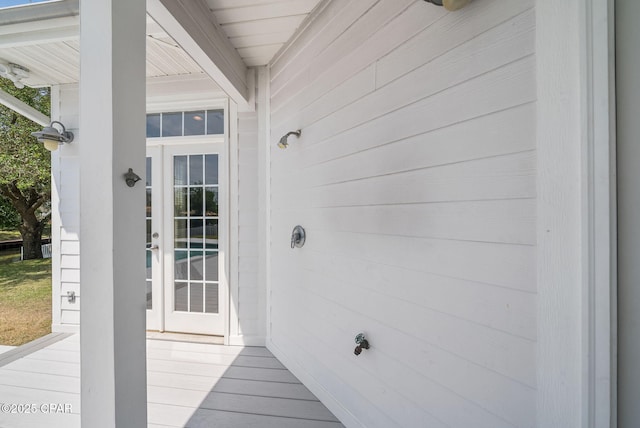 view of exterior entry