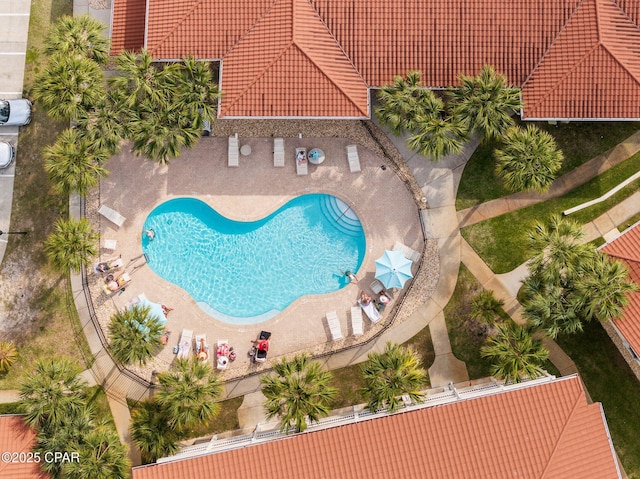 view of pool